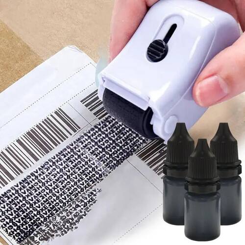 5/10ML Black Ink Refills Parcel Privacy Information Eliminat