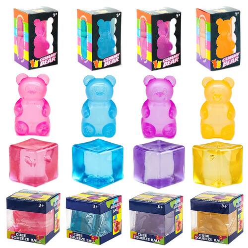 Nee DoH Nice Cube, Cute Bear Maltose, Stress Resistant Toy T