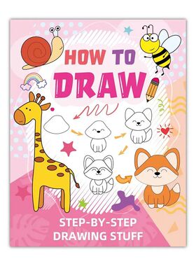 How To Draw Animal Cartoon Sketch Book for Kids Fun Doodles