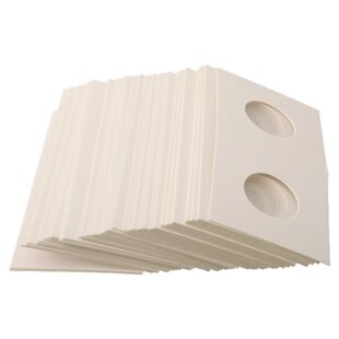 1 Set Coin Storage Stamp Holder Square Cardboard Case Coin A