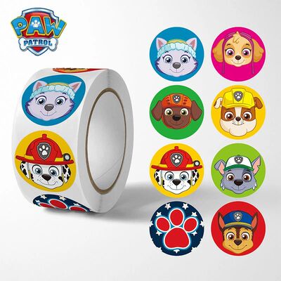 New 500PCS Paw Patrol Children's Cartoon Stickers Cute Kids