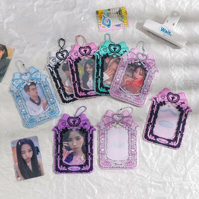Cake Lace Kpop Photocard Holders Sweet Girls 3Inch Card Hold