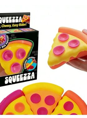 Schylling Needoh pizza Stress Relief Squishy Cube Sensory Fi