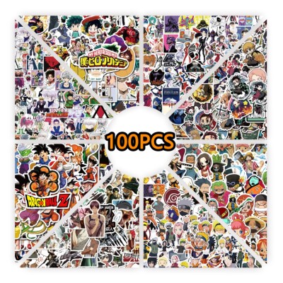 100PCS Mix Anime Collection Stickers Waterproof DIY Graffiti