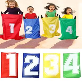 4Pcs Fun Outdoor Sports Props Kangaroo Jumping Bag Sack Race