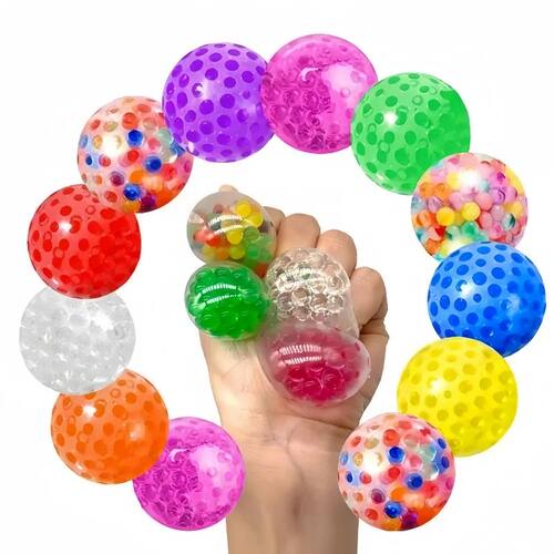 5pcs 3.5cm Soft Rubber Squeeze Ball Grape Ball Stress Relief