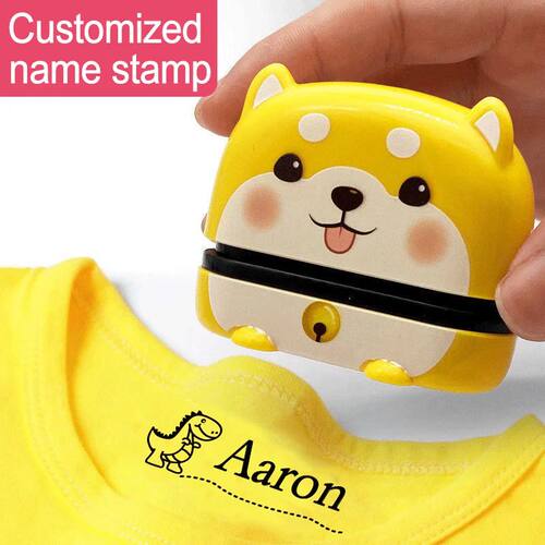 Personalized Children Name Stamp - Engraved Waterproof Seal