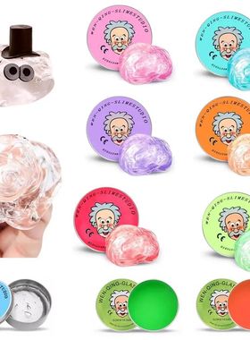 Liquid glass mud slime, DIY handmade fun stress relieving no