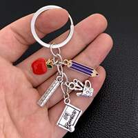 New Teacher's Day gift key chain best teacher gift hollow ca thumbnail 8