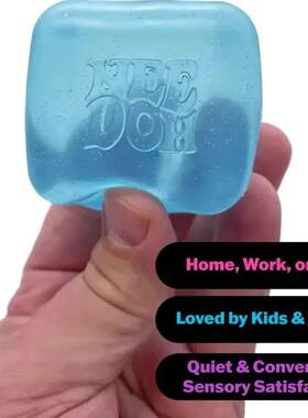 Trending Nee Doh Jellyfish & Cube Squish Toy, Soft Jelly Squ