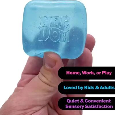 Trending Nee Doh Jellyfish & Cube Squish Toy, Soft Jelly Squ