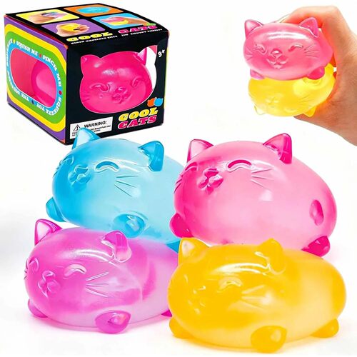 Gummy Kitty & Sugar Ball Designs, Anxiety Relief & Focus Toy