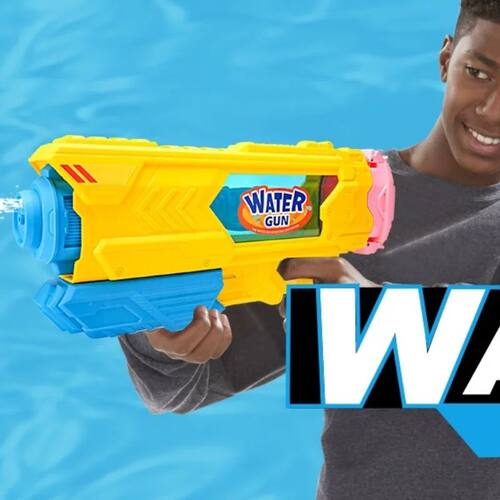 New Air Pressure Manual Water Gun, Random Color, Essential O