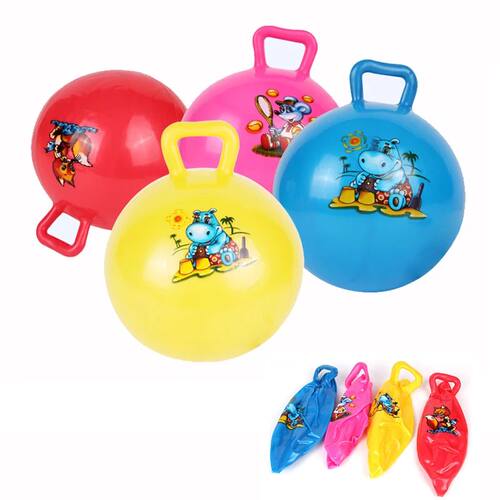 Kids Bouncyhopper Inflatable Handle Horse Bouncing Toy Fun S