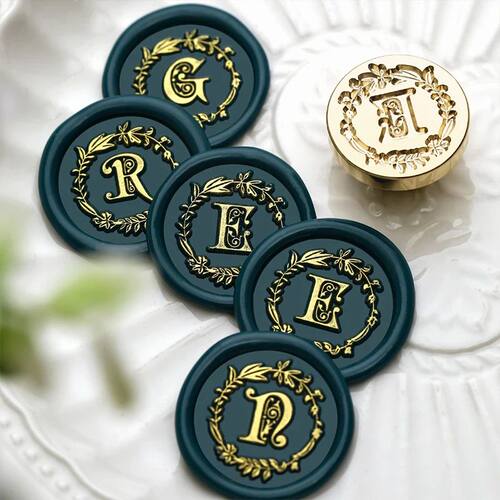 A-Z Seal Kit Sealing Wax for Stamp Head Letter Retro Stamps