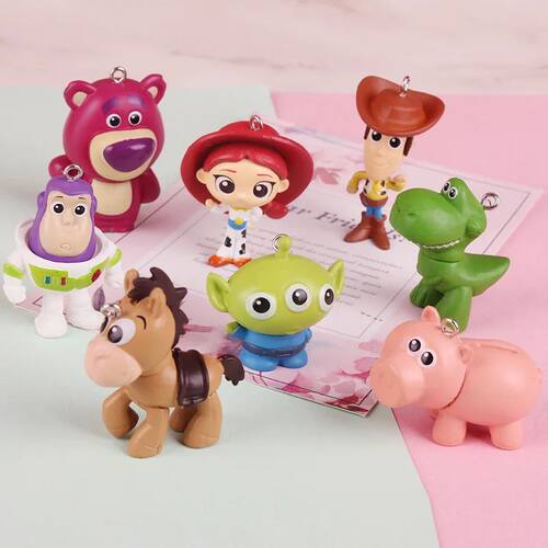 Cute Movie Toy Story 4 Woody Buzz Lightyear PVC Action Figur