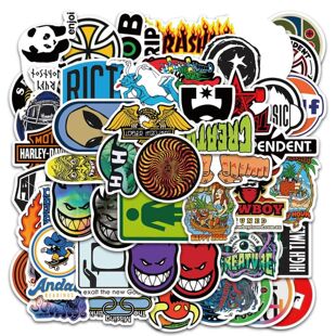 10/30/50pcs cool skateboard fashion Stickers For Suitcase Sk