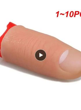 1~10PCS Fake Thumb Fingers Tricks Props Toys Funny Prank Par