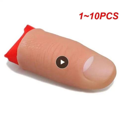 1~10PCS Fake Thumb Fingers Tricks Props Toys Funny Prank Par