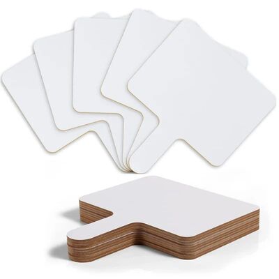 10PCS Answer Board Handheld Student Kids Whiteboards White D