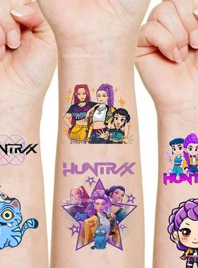 New 20pcs/set Cartoon Kpop Demon Hunters Rumi Kang Temporary