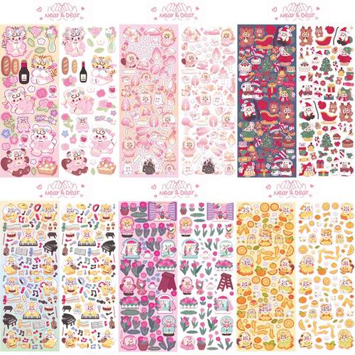 Gooka sticker cartoon cute  wind goo plate handbook mobile p