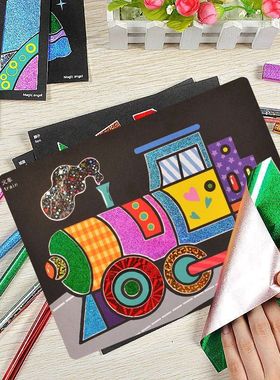DIY Magic Transfer Painting Crafts Kids Arts And Crafts Educ