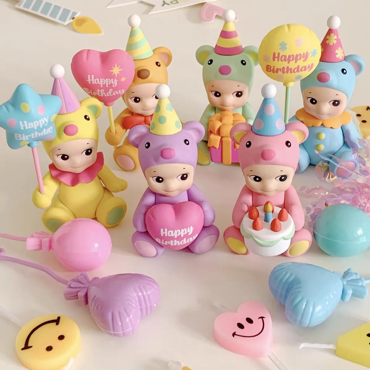 Birthday Gift Bear Series Sonny Angel Blind Box Animal Anime