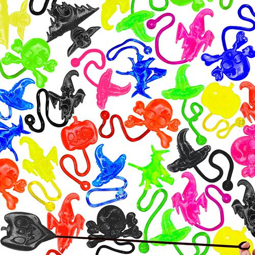 10-50PCS Pumpkin Ghost Skull Skull Halloween Sticky Trick Wa
