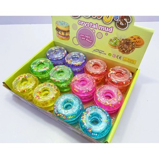 Glue Household Toys Doughnut High Sparkling with Tran Shaped