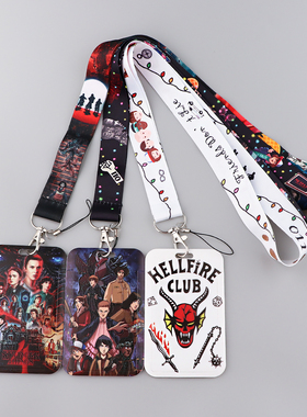 Stranger Things Credential Holder Neck Strap for Key ID Card