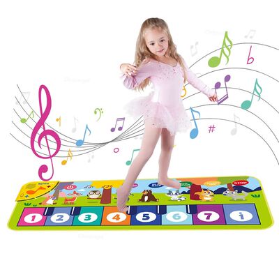 Piano Mat for Kids 80*30cm Toddlers Floor Keyboard Dance Mat
