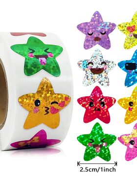 100-500pcs Glitter Star Stickers for Kids School Teacher Rew