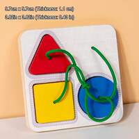 Baby Magnetic Sensory Busy Board Montessori Wooden Toy Simul thumbnail 8