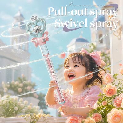 Magic Fairy Wand Water Gun Sparkling Summer Water Play Toy f
