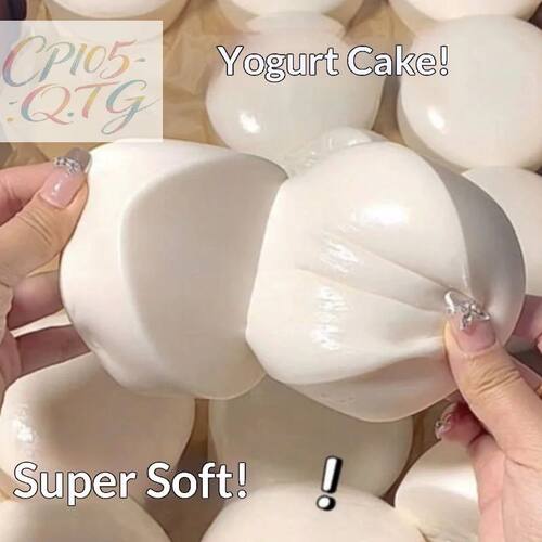 Yogurt Cake Bread Squeeze Toy Soft Stress Relief Slow Rising