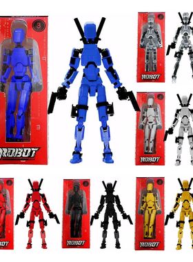 13 Action Figures T13 Figure 3D Printed Multi-Jointed Movabl