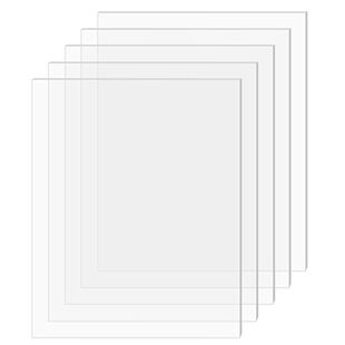 5pcs Blank Clear Acrylic Sheet Transparent plexiglass Plate