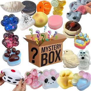 Kawaii Cat Food Fidget Antistres Simulated Toy Paw Mystery