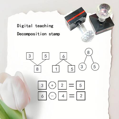 Teaching Seal Teacher's Teaching Numbers and Decomposition E