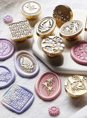 Retro Wax Seal Stamp Spring Flowers Sakura Sealing Stamp Hea