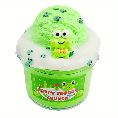 Frog Slime DIY Colored Mud Squeeze Toy Stretchy Craft  Soft