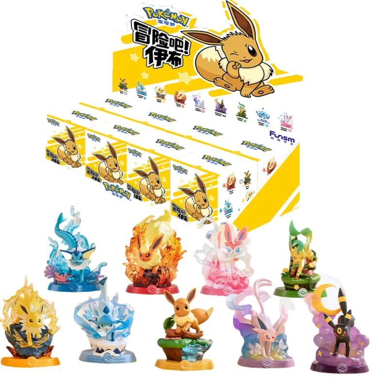 Anime Pokemon Funism Original Adventure Eevee Family Suit Bl