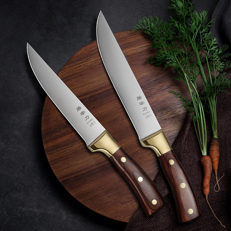 商用锋利德国尖刀牛扒分割剔骨专用杀猪杀牛吹毛断发剥皮卖肉刀具