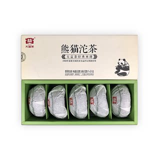 大益普洱茶熊猫沱生茶2012年云南勐海茶叶100g*5沱/盒12年陈老茶