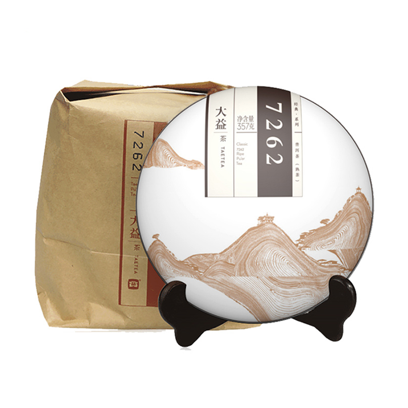 大益普洱茶2014年7262熟茶一提