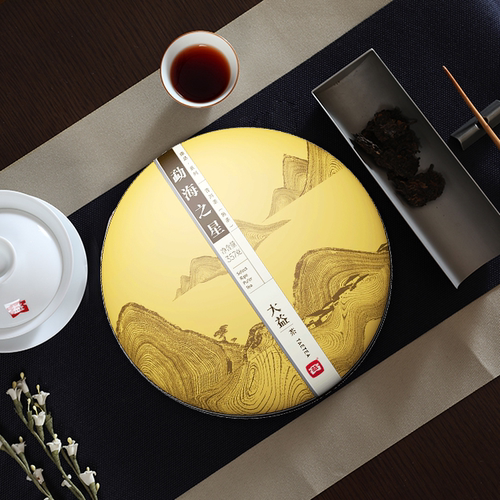 大益普洱茶勐海之星熟茶357g茶叶