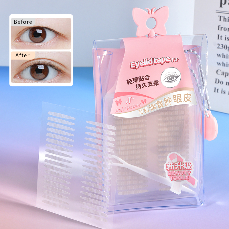 360贴斜切橄榄双眼皮贴自然隐形