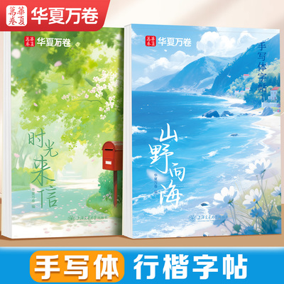 手写体成人练字女生字体漂亮大气