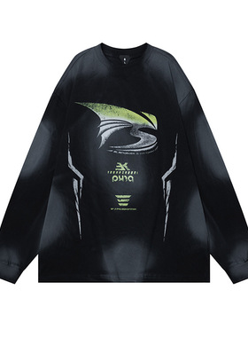 FLYOVER DOME LONG SLEEVE 飞越穹顶主题印花喷绘长袖